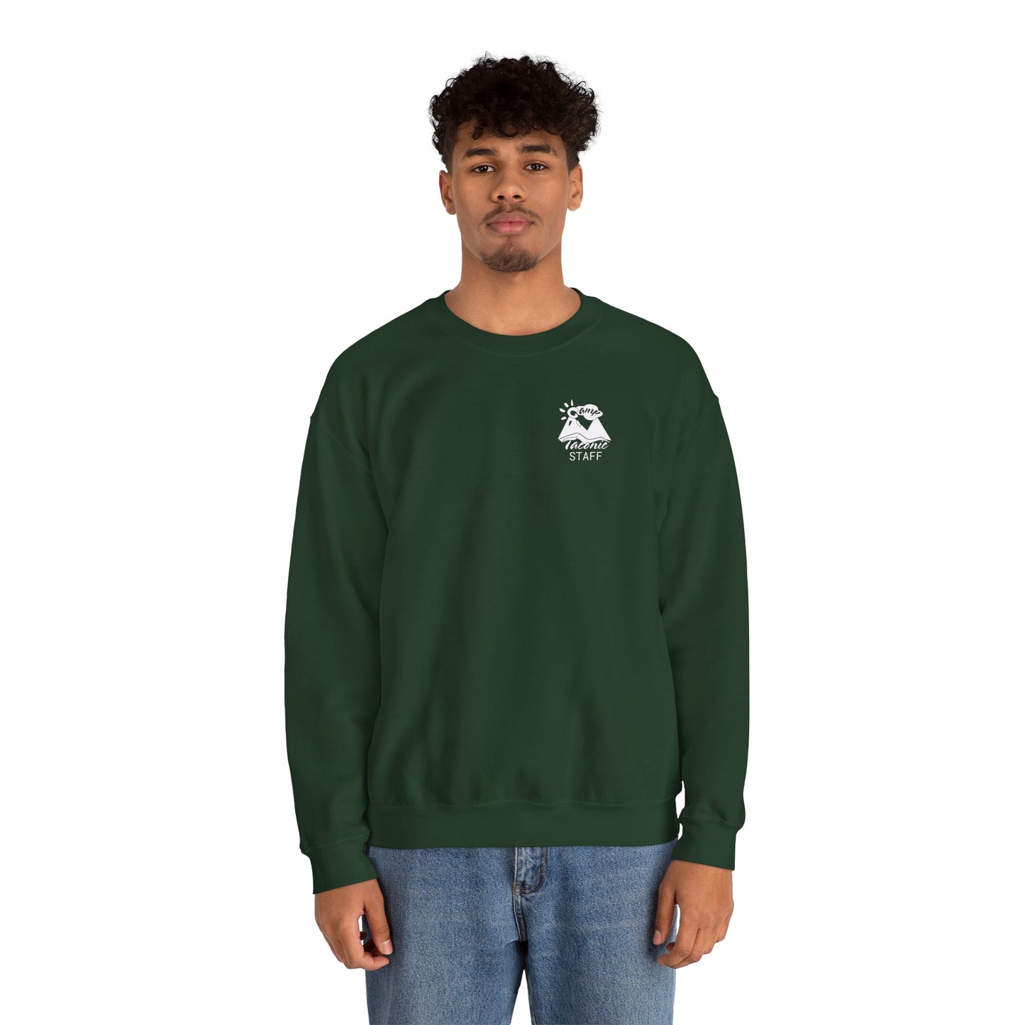 White Logo Crewneck