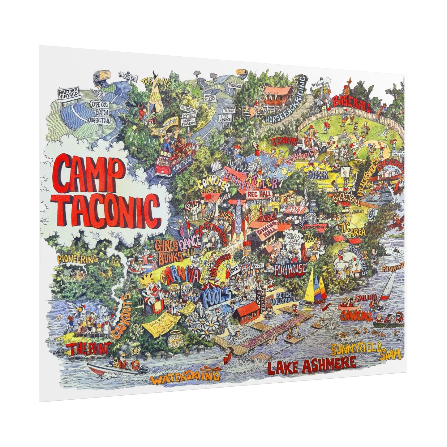 90s Map Poster