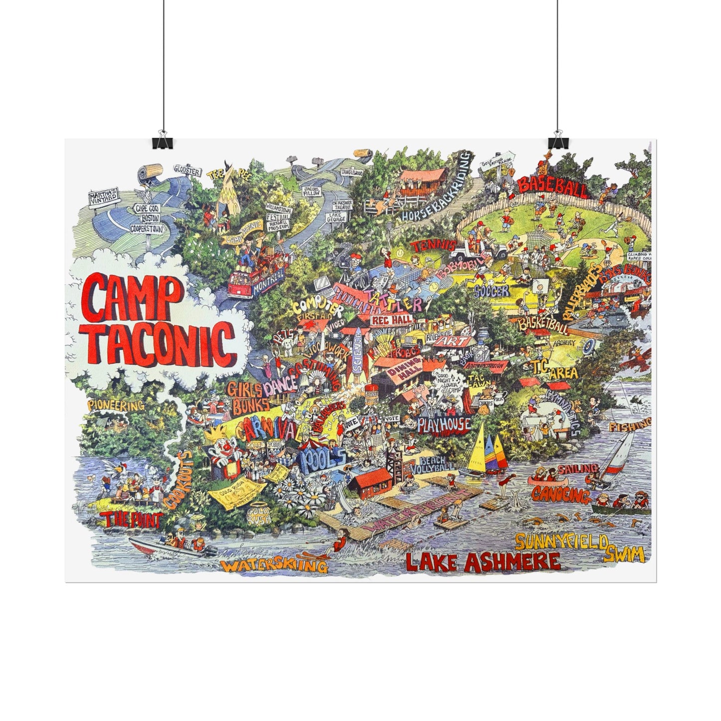 90s Map Poster