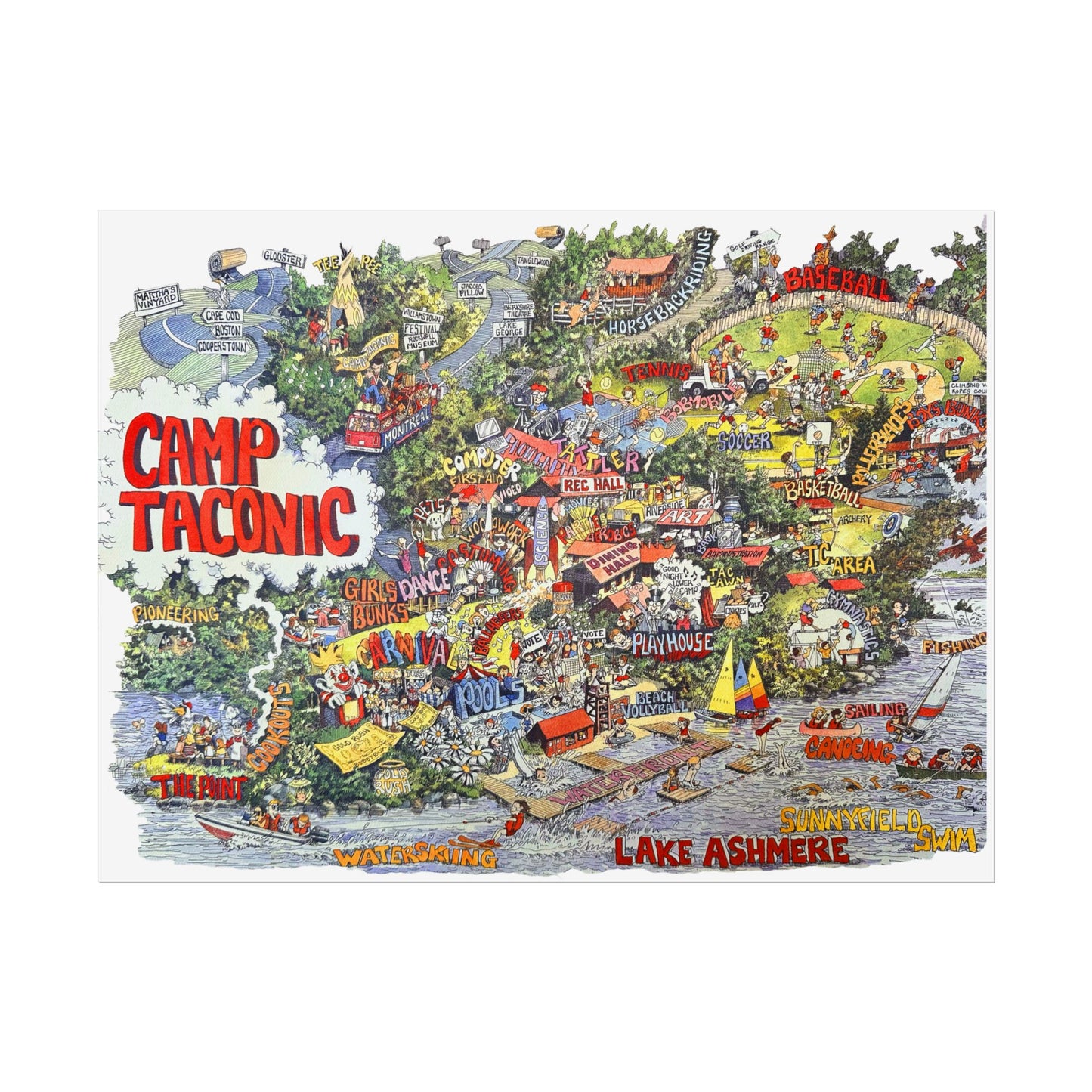 90s Map Poster