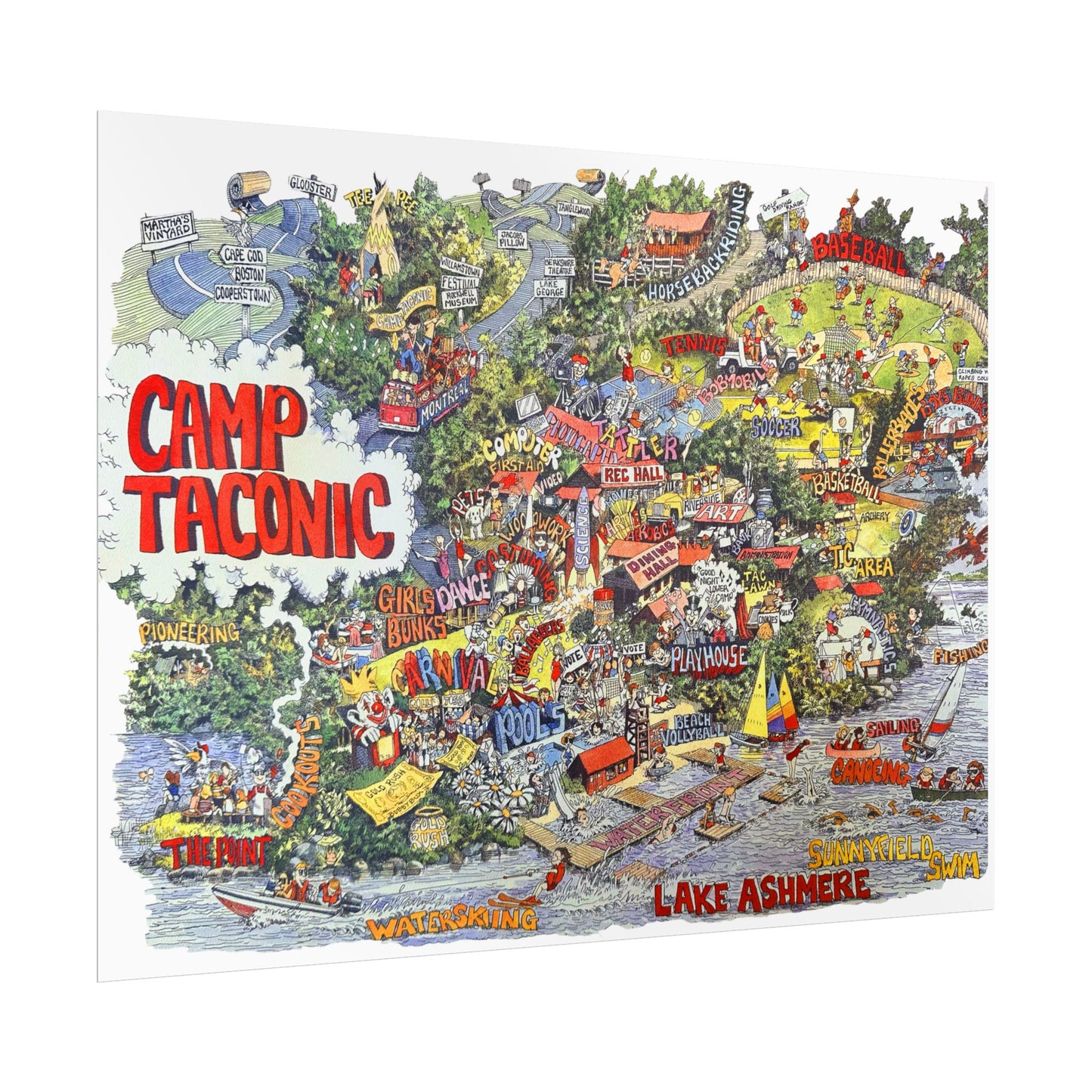 90s Map Poster