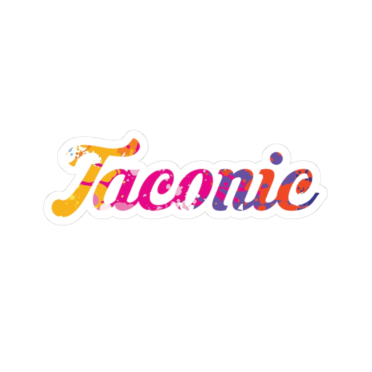 Taconic Paint Splat Sticker
