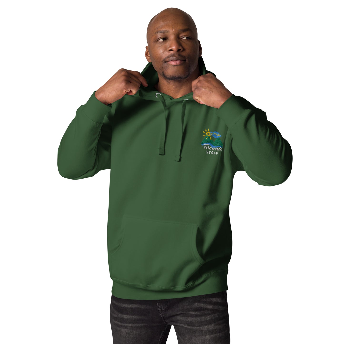 Camp Taconic Staff Embroidered Logo Unisex Hoodie